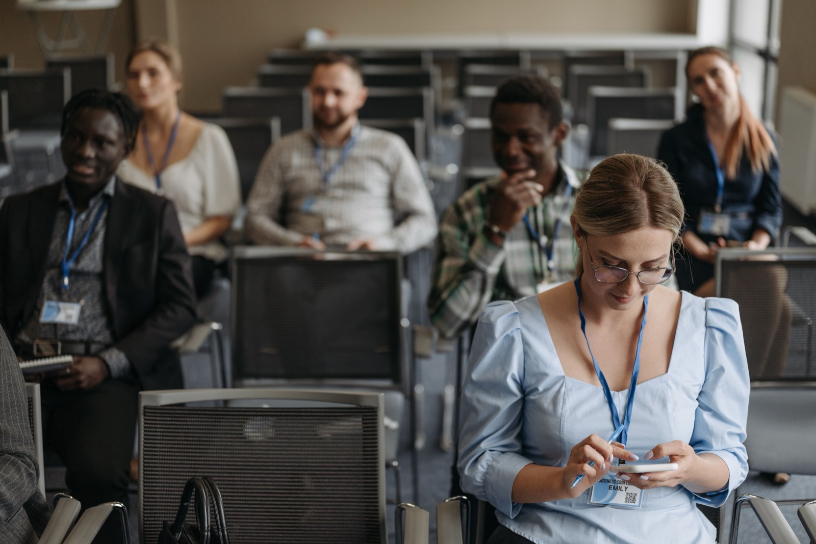Educators attending a professional development session